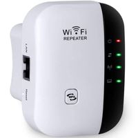 WiFi Repeater 2.4 GHz 300 Mbit/s WLAN Verstärker Ethernet-Port WPS Access Point Repeater Modus LED Geräte Internet Verstärker IEEE 802.11 b/g/n Retoo