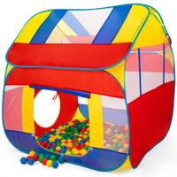 Bällebad Set mit Tunnel 300 Bälle Indoor Outdoor Pop-Up-Kinderspielzelt 303 tlg 