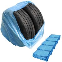 Reifentüte 1000 x 1000mm blau stark LDPE Reifensäcke bis 22" Reifentasche x100