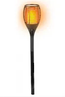 latarka elektryczna Solar LED 77 cm plastikowa pomarańczowa/czarna