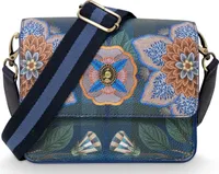 Pip Studio Fenna Cross Body Flap Small Flores Felices Farbe Dark Blue Größe 19x6x16 cm