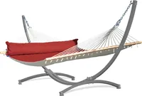 Potenza houpací síť s rámem Pro dvě osoby houpací síť s tyčí 210x140 cm I Rám 220kg