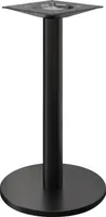 NIZZA | Bistro Stehtischgestell | Schwarz | Fuß: Ø 45 cm | Höhe: 105 cm | Tischgestell Rund, Bartischgestell