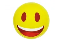 230MM PVC-Ball - Smiley Gesicht gelb
