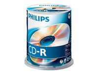 Philips CD-Rohlinge, 80Min, 700MB, Speed 52x, Spindel 100 (Disc)