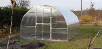 Gewächshaus KLASIKA TUBE 3x4m mit fundamenten und 4mm Polycarbonat;