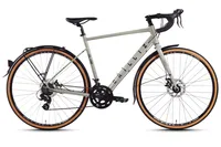 CHILLIZ Gravelbike Gravel 28 Zoll GL.02 grau Rahmenhöhe 57 cm Schutzbleche Damen Herren 14 Gänge mech. Scheibenbremse