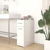 vidaXL Szafka apteczna biała 20x45,5x60 cm materiał drewnopochodny