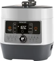 SENCOR SPR 3600WH Elektrický tlakový hrniec, varenie pod vysokým tlakom, objem 5,5 l, nepriľnavý povrch, 14 nastaviteľných programov, 24-hodinový časovač, funkcia Keep Warm, 1000 W