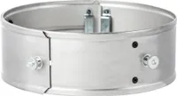 BBQ-Toro Edelstahl Power Ring für Raketenofen, Ø 25-35 x 8,5 cm, rauchfreie Flamme ohne Funkenflug