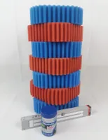 Wartungspaket Filterschwamm Ersatz-Set für Oase FiltoClear 16000 / 4x blau + 3x rot + 24W + Biokick