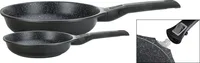GSW Pfannen-Set EASY CLICK 2-tlg., 167765, Aluminium, ca. 1,2 L / ca. 2,8 L