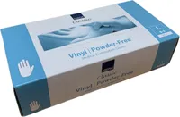 ABENA® Classic Vinyl Einweghandschuhe, Transparent, Box = 100 Stück, Größe L, PUDERFREI Untersuchungshandschuhe