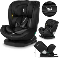 Lionelo Bastiaan i-Size - Kindersitz 0-36 kg - ISOFIX 360° Autokindersitze Kinderautositze - Schwarz Carbon