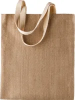 Kimood Damen Jute Tasche RW5616 (Einheitsgröße) (Natur / Cappuccino)
