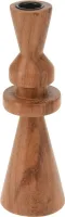 Kerzenhalter aus Holz, Akazie, 22 cm
