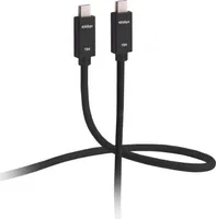 FLEXLINE USB-Verbindungskabel USB-C - USB-C 1,5 m schwarz