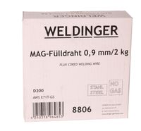 Fülldraht 0,9 mm 2 kg D200 für MIG/MAG-Schweißgeräte WELDINGER