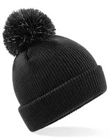 Beechfield Junior Reflective Bobble Beanie