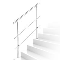 Geländer Bausatz Handläufe Treppe Brüstung Edelstahl Handlauf Treppengeländer 