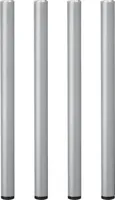 Tarrox Tischbein 4er-Set rund 710 Ø 60 mm silber