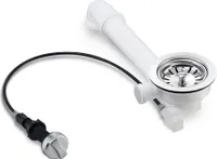 Universal Siebkorb-Excenterventil 114 mm mit Drehexcenter und Raumschaffer / Ablaufgarnitur / Abfluss / Ersatzteil / Spüle