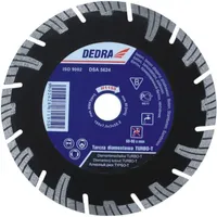 Tarcza Diamentowa Turbo-T Do Materiałów Budowlanych Dedra H1198E 250X25,4Mm
