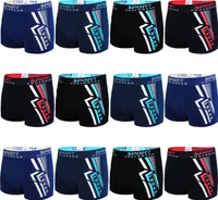 TEXEMP Herren Boxershorts Unterwäsche 4er-12er Pack Unterhose Boxer Shorts Retroshorts Trunks | B92 - XXL - 12 Stück