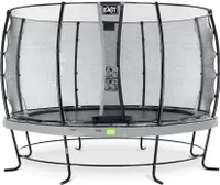 EXIT Elegant Trampolin ø366cm mit Economy Sicherheitsnetz - grau