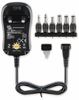 3 V - 12 V univerzální zdroj včetně 6 DC adaptérů - max. 12 W a 1 A