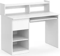 Vicco Schreibtisch Keno, 106 x 60 cm, Weiß