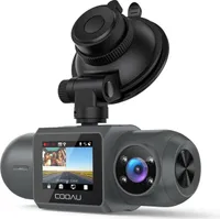 COOAU 4K Dashcam Auto 2.5K+ 1080P vorne innen, Autokamera mit Parküberwachung, Bewegungserkennung, Infrarot Nachtsicht, G-Sensor, Loop-Aufnahm, WDR