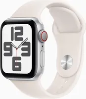 Apple Watch SE GPS+ Cellular 40mm Starlight Aluminium Case with Sport Band
