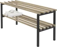 schuhablage RizzoliBank 100 cm Holz/Stahl schwarz