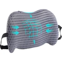 Lumbalkissen Rückenkissen, Ergonomisches Lendenkissen aus Memory Foam, Rückenpolster für Back Support, Lendenstützkissen für Autositze(dunkelgrau)