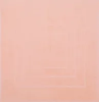 Betz Badvorleger 60x60 cm PALERMO Badematte Badteppich Duschvorleger 100% Baumwolle 680g/m²  Farbe: apricot