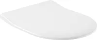 Villeroy & Boch WC-Sitz SlimSeat SUBWAY Scharniere aus Edelstahl, SoftClosing Funktion weiß