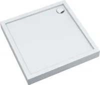 AQUABAD® Duschwanne Ultima LeakProtect® Smooth White 90x90cm Quadrat