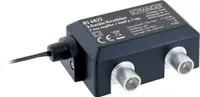 Schwaiger Zwei-Geräter Verstärker 8 dB Schwarz/Silber