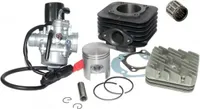 70cc Racing Zylinder KIT Kopf VERGASER Set für Piaggio Zip 50 Base Fast Rider Zylinderkit Zylinderkit