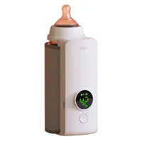 Flaschenwärmer, für Babyflaschen, Babynahrung Heizung Warmhalten Babynahrung, Fläschchenwärmer, mit LCD-Display