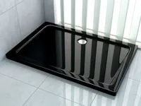 Duschtasse 100 x 90 cm (schwarz)