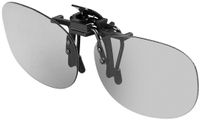 Goobay 31986 3D Zirkular-Polfilter-Aufsteckbrille - Zur Verwendung mit passiven 3D-Fernsehern sowie im Kino