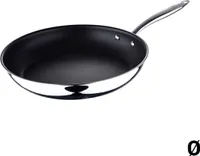 Pfanne Masterpro Edelstahl Silberfarben - Ø 20 cm