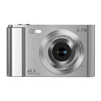 Digitalkamera 1080P / 48 Megapixel / 16-facher Zoom Silber