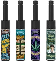 4 Clipper Mini Stabfeuerzeuge Retro