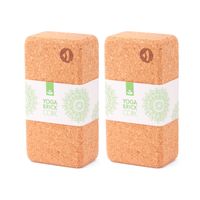 Yoga Block KORK BRICK, Standard Set (2 Stück)