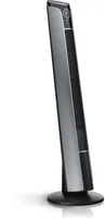Wentylator wieżowy Brandson z funkcją oscylacji 65°, wentylator uchylny 10°, wentylator stojący GS z timerem, pilot zdalnego sterowania, 4 tryby wentylacji, 108 cm, 3 prędkości, stalowy srebrny