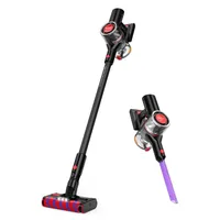 Redroad V17 lite Handstaubsauger,450W 60 Mins Akku Staubsauger, Kabelloser Staubsauger, Smartes Touch Display mit LED Licht, für Teppiche und Tierhaar