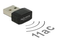 Delock USB 2.0 Dual Band WLAN ac/a/b/g/n Nano Stick - Netzwerkadapter - USB 2.0